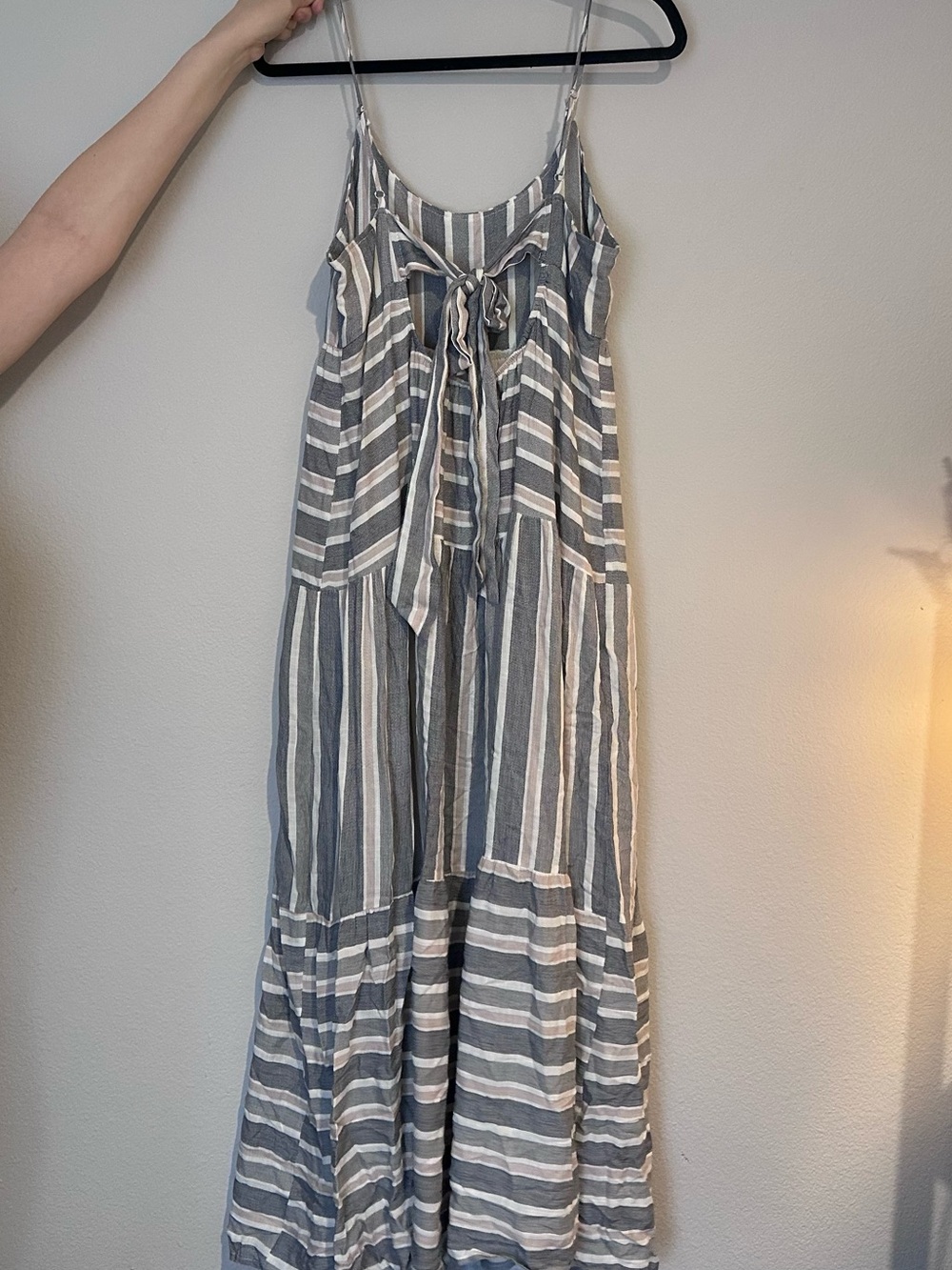 By the River Tie-Back Maxi Dress